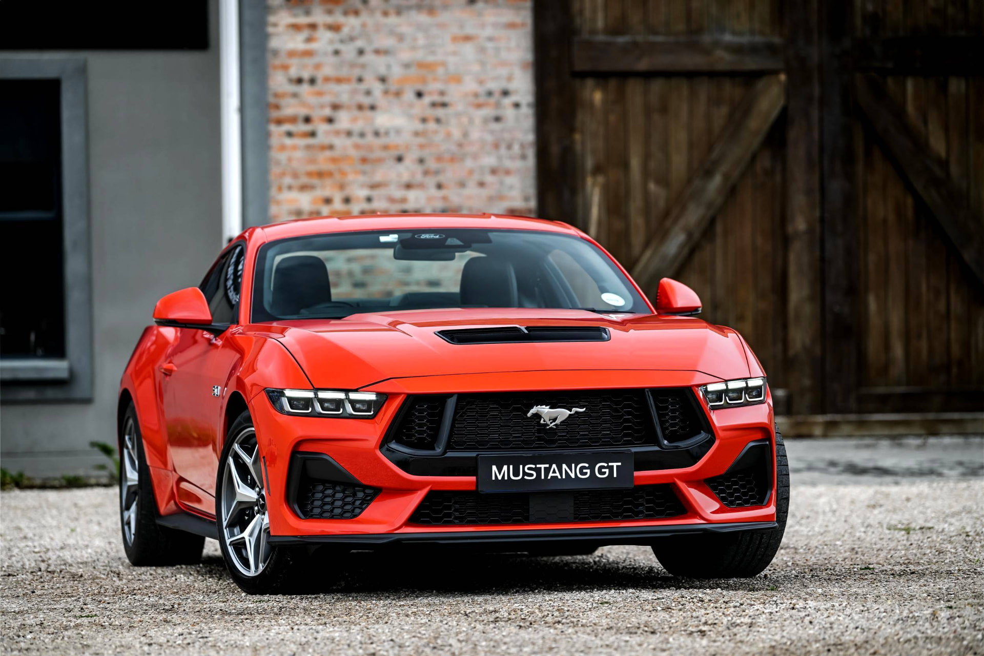 Ford Mustang GT in red